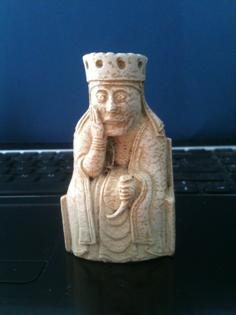 Lewis Chessmen – Queen 3D Printer Model