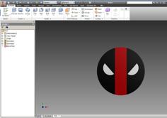 Deadpool Keychain 3D Printer Model