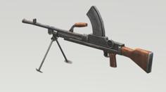 BREN Light Machine Gun WWII 3D Printer Model