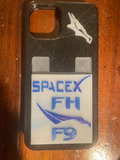 SpaceX IPhone 12 Case With Card Holder 3D Printer Model