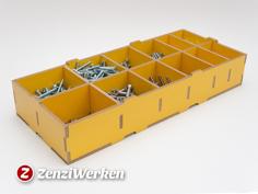 Compartment Storage Box Cnc/laser 3D Printer Model