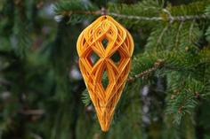 Christmas Teardrop Ornaments 3D Printer Model