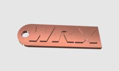 WRX Key Chain 3D Printer Model