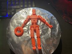 Robot Key Chain 3D Printer Model