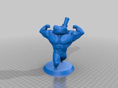 Buff Fred The Frog 3D Printer Model