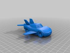 Fighter Jet McQueen 3D Printer Model