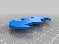 Batman Belt Buckle For Kids Fancy Dress 3D Printer Model