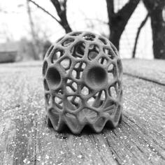 PacMan Ghost Voronoi Edition 3D Printer Model