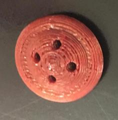 Simple Button 3D Printer Model