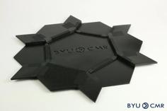 Folding Hexagon Origami Mechanism 3D Printer Model