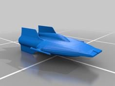 A-Wing 3D Printer Model