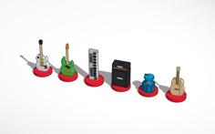 Music Love Chess Set #chess #tinkercad 3D Printer Model