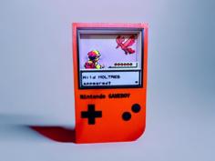 Nintendo Gameboy Pokemon Scene Holder 3D Printer Model