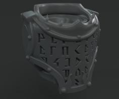 Word Bearer Torso 3D Printer Model