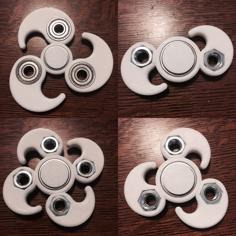 Customizable Yin-Yang Fidget Spinner 3D Printer Model