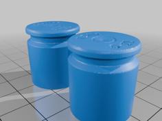 Ammo-Inspired Guitar Knobs 3D Printer Model