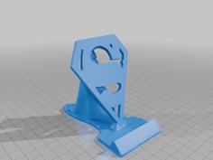 Superman Smartphone Holder – Phone Stand 3D Printer Model