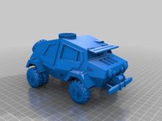 SpzKfz 10 Landgaenger Ausf. A For The Heavy MetalGods Role Playing Game 3D Printer Model