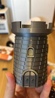 Castle Tower Box 3D Printer Model