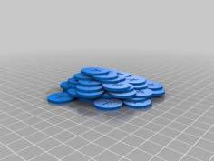 A Pile Of Coins (Japanese Yen) 3D Printer Model