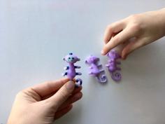 Fingerling Mini Cupcake Topper 3D Printer Model