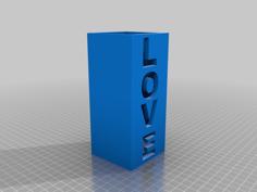 Love Vase 3D Printer Model