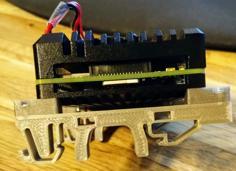 IUninker Pi Case Din Rail Mount 3D Printer Model