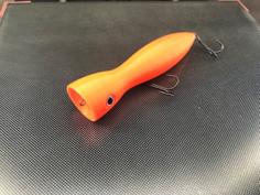 Popper Fishing Lure 150mm (build In Air Chamber) 3D Printer Model