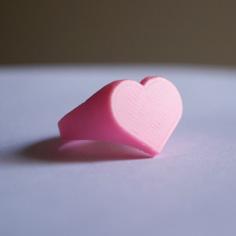 Heart Shaped Ring – Last Minute Gift 3D Printer Model