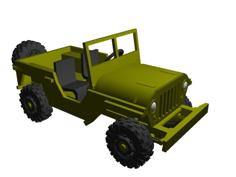 28mm Jeep 4×4 3D Printer Model