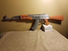 AK-47 / AKM Easy Print Model 3D Printer Model