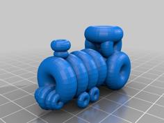 Donut Train 3D Printer Model