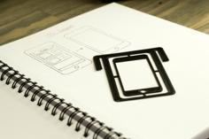 IOS Design Stencil/Bookmark 3D Printer Model