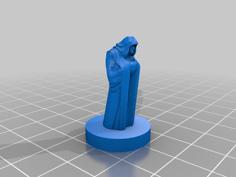 Evil Wizard D&D Miniature 3D Printer Model