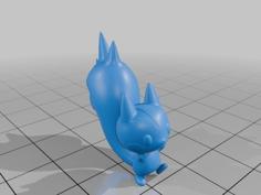 Pokemon Pachirisu #417 – Optimized For 3D Printing 3D Printer Model