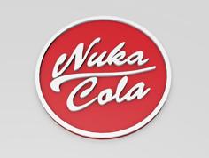 Fallout Nuka Cola Coaster 3D Printer Model