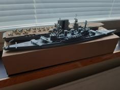 1_700 U.S.S Vermont (fictional US Battleship) 3D Printer Model