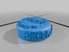 Chicago Blackhawks Hockey Puck 3D Printer Model