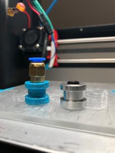 Groovemount Bowden Connector 3D Printer Model