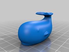 Cute Whale 3D Printer Model