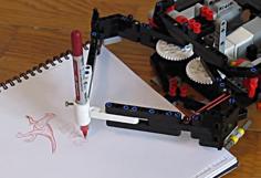 Pen Holder For EV3 Drawing Robot 3D Printer Model