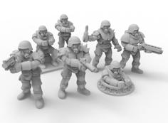 Gaslands Crew 3D Printer Model