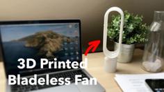 3D Printed BLADELESS FAN For Your Desk 3D Printer Model