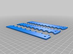 KH 710 Ruler Set 3D Printer Model