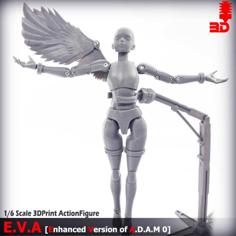 1/6 Scale 3DPrinted E.V.A. Action Figure 05 3D Printer Model