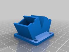 Dual 2 5015 Radial Blower To 40mm Adapter Fan 3D Printer Model