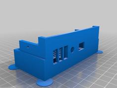 Power Supply Cover With Voltmeter 3D Printer Model