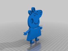 Peppa Pig Earrings 3D Printer Model