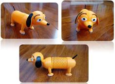 Slinky Dog 3D Printer Model