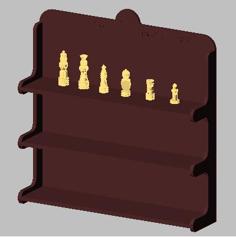 Chess Sets Display Board 3D Printer Model